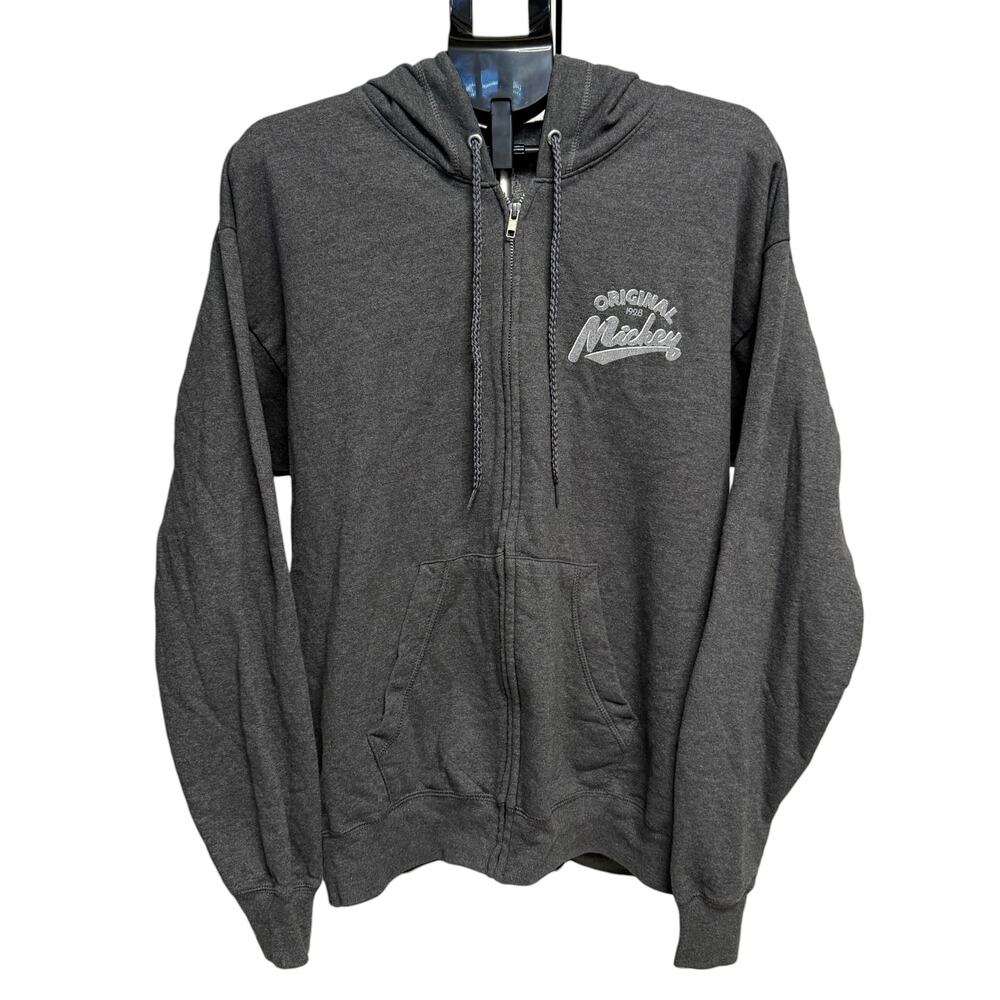 Disney Parks Original Mickey Mouse 28 Zip Up Hoodie Size Large